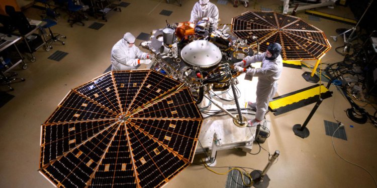 InSight spacecraft solar array