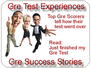 GRE - Good Gre Scores, study GRE test experiences